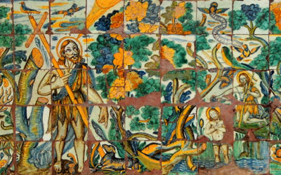 Pieza del mes. Febrero 2020. Panel de San Juan Bautista. Convento de Santo Domingo. Lima. Perú. Alfredo Rafael García Portillo.