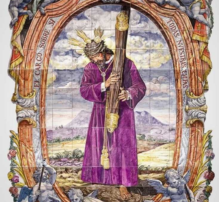 Se inaugura en Morón de la Frontera un retablo cerámico monumental de Ntro. Padre Jesús Nazareno de la Fuensanta.