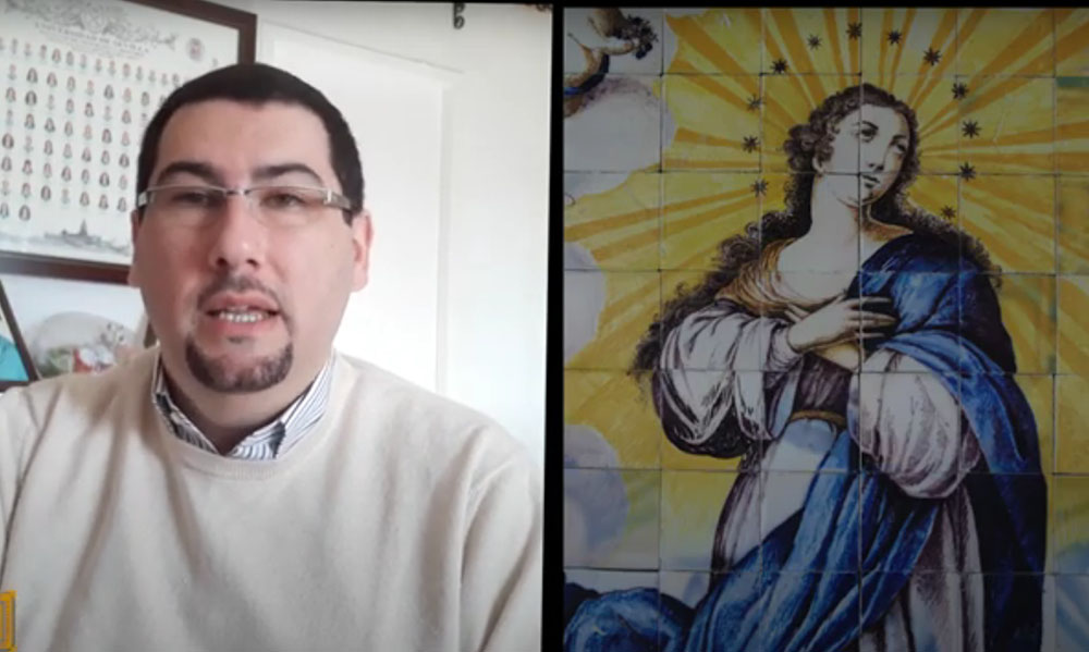 Vídeoconferencia. La iconografía de la Inmaculada en la Cerámica. Manuel Pablo Rodríguez Rodríguez.