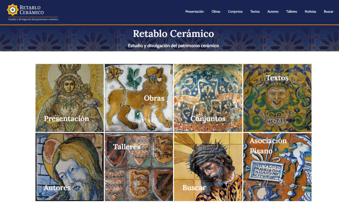 Encuentro en Utrera y presentación de la nueva web de retabloceramico.