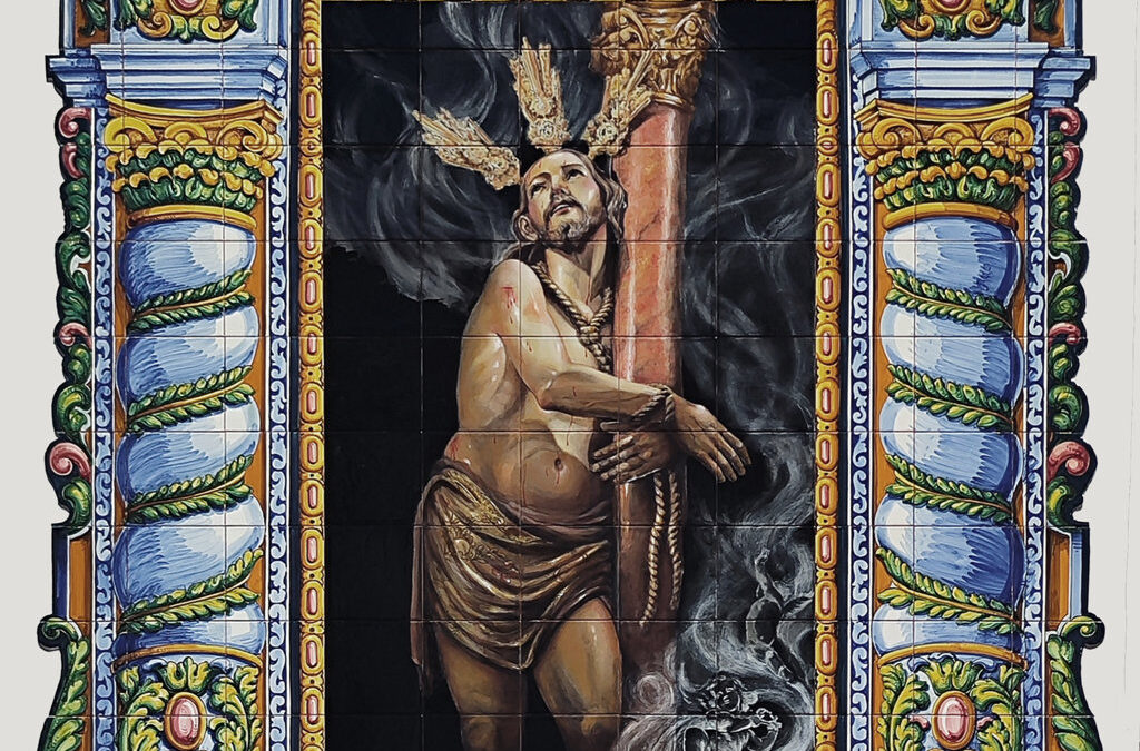 Bendecido un retablo del Señor de la Columna en La Rambla (Córdoba).